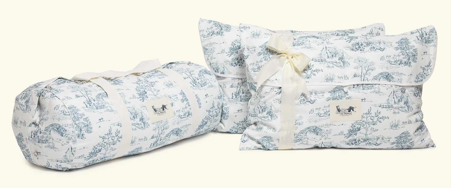 Kokmplet ślubny MyAlpaca kolekcja Toile de MyAlpaca